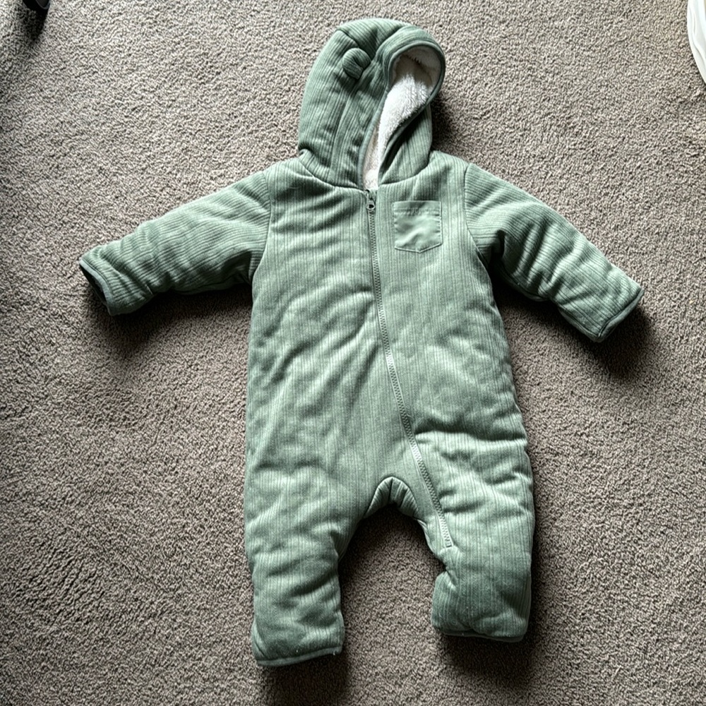 Wonder Nation Baby Hooded Pointelle Pram